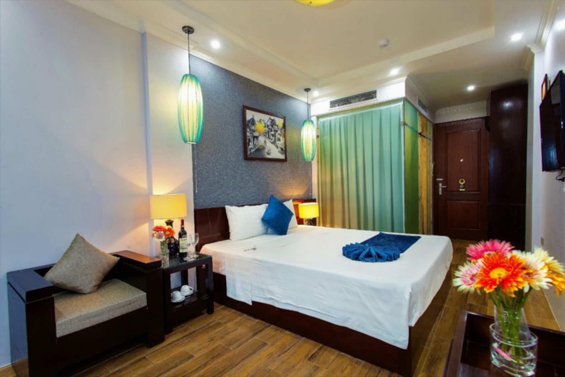 Phòng ngủ của Hanoi Bella Rosa Suite 